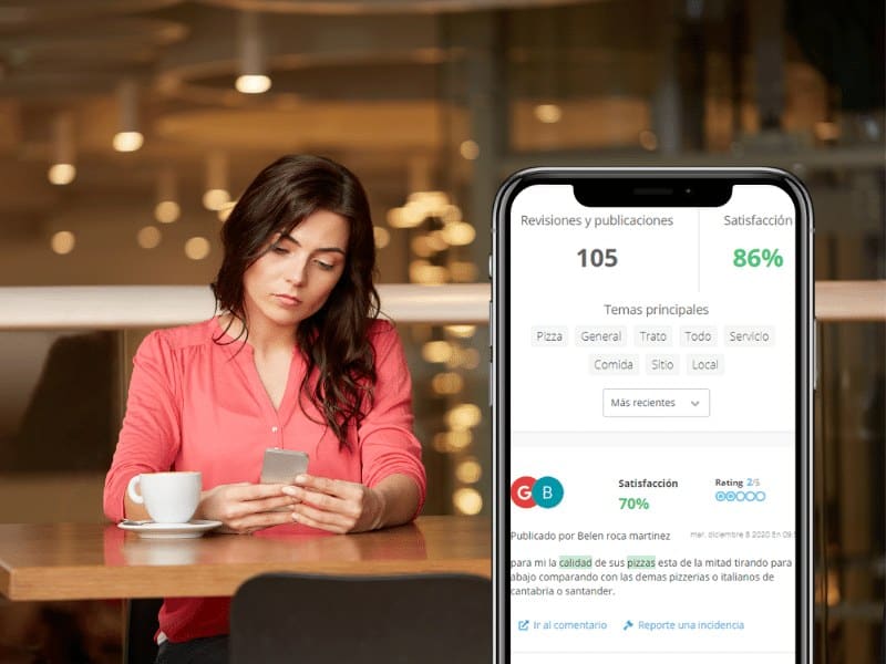 Comentarios de clientes sobre tu negocio Herramienta reviews para controlar la reputación online de tu negocio