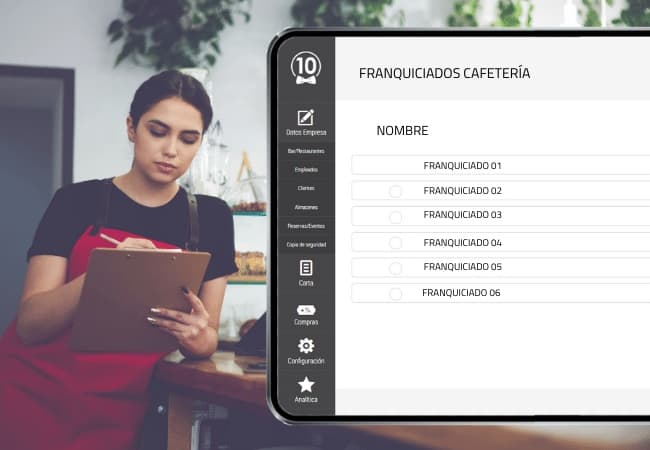 Control de franquicias desde una misma sede El mejor software tpv para franquicias y cadenas hosteleras