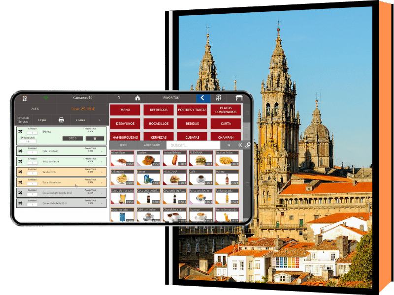 software tpv en Galicia Imagen de la catedral de Santiago