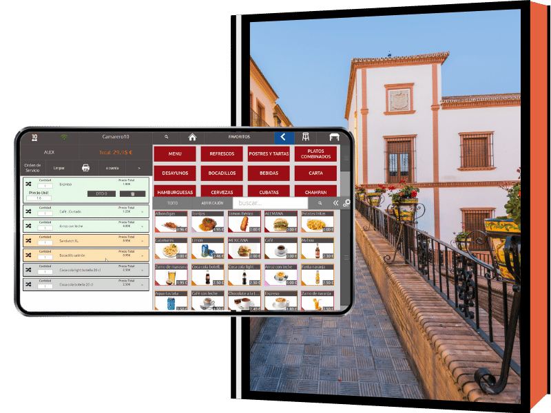software tpv de huelva movil Imagen de una calle de huelva