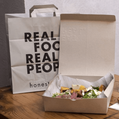 imagen del packaging de la empresa Honest Greens