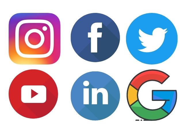 iconos de redes sociales